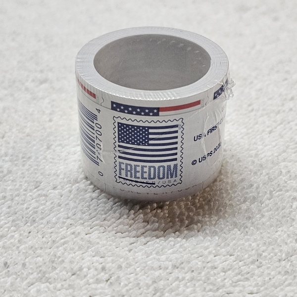 Brand New Sealed Roll of 100 USPS 2023 U.S. Flag "Freedom" Forever Stamps ~ Total Postage Value: $82