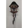 Image 1 : Vintage German Country Scene Cuckoo Clock With 3 Weights - See Details