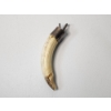 Image 2 : Collectible 7" Horn/Tusk With Sterling Silver Accents