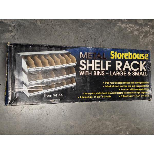 New In Box, Metal Store House Shelf Rack