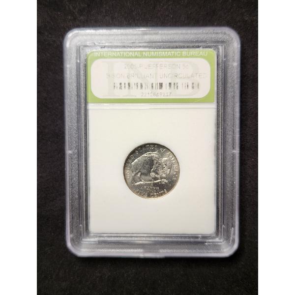 2005-P American Bison Jefferson Nickel from the Westward Journey Series in Brilliant Uncirculated
