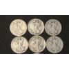 Image 2 : Assorted Years & Mint Marks 90% Silver Walking Liberty Half Dollars - Face Value: $5.00
