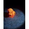 Image 2 : Degenhart Dogs - Red - Uranium Glass with Beautiful Glow - Adorable Dog Figurine - ~2.5 inches 