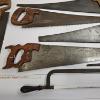 Image 3 : Lot of 8 Vintage and Antique Woodworking Hand Saws (28.5" Max Length)