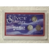 Image 1 : Silver Mercury Dime Mint Mark Collection Ft. 1940-S, 1944-P & 1944-D Coin Display
