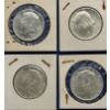 Image 1 : Lot of 4 90% Silver 1964 Kennedy Half-Dollars, FV $2.00