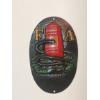 Image 4 : Complete As Shown, Grouping Of Wall Decor Including Fire Station Plaques & Art Print