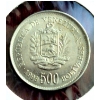 Image 3 : UNCIRCULATED VENEZUELA 1999 500 BOLIVARES COIN IN HOLDER - SEE PICS
