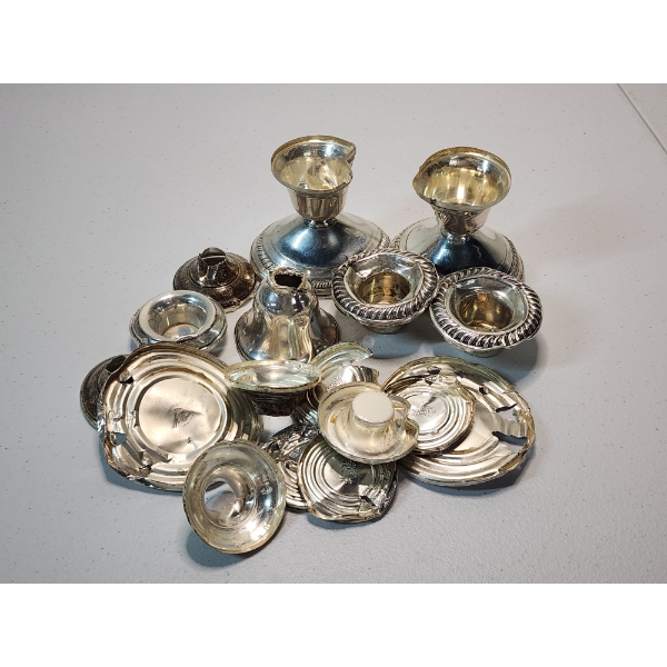 Lot of Assorted Sterling Silver Scrap Pieces TW: 63.6g