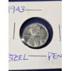 Image 2 : 1943 WWII Steel Wheat Penny - Excellent Condition! 