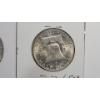 Image 6 : United States 1950 & 1951-D 90% Silver Franklin Half Dollars - Face Value: $1.00