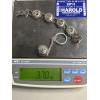 Image 4 : Sterling Charm Bracelet & Chain with designs - total Weight 37.0 Grams 
