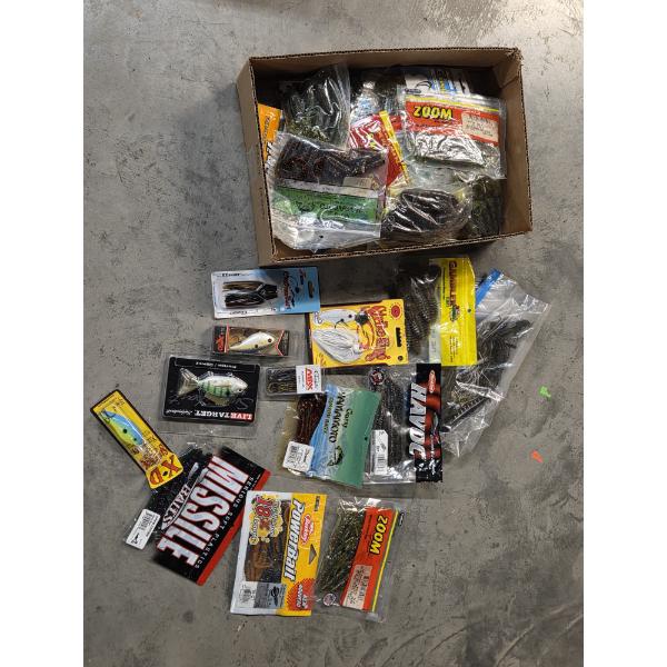 Huge Group Of New Soft Baits & Lures