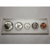 Image 2 : 1964 Coin Set in Holder Ft. $0.85 Face Value in 90% Silver 