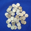 Image 1 : Lot of 50 Assorted Years 90% SILVER U.S. Dimes FV: $5.00