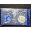 Image 1 : 1971 Eisenhower Uncirculated Silver Dollar In Original Packaging