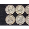 Image 5 : $2 Face Value of Assorted Washington Head 90% Silver Quarters 