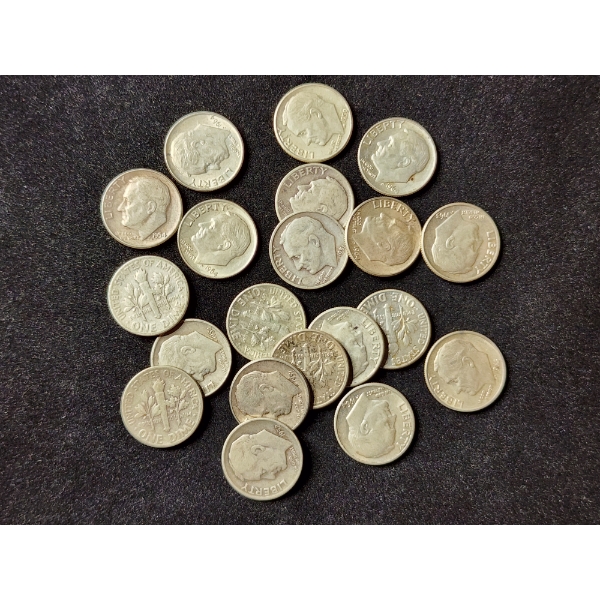 $2 Face Value in 90% Silver Dimes 
