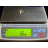 Image 4 : 14K Gold Cross Pendant - Weighing 1.6 Grams 