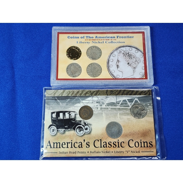 Assorted U.S. Coin Collections: Liberty Head Nickel Collection & American Classic Coins Collection