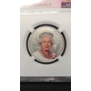 Image 2 : 2022 NGC QE II Portrait PF 70 Matte £5 Canadian 1 Oz 99.99 Fine Silver Coin 