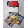Image 1 : Smaller Pokemon Trading Card Zip-Up Binder Ft. Four Pages of Assorted Cards Including Holos!