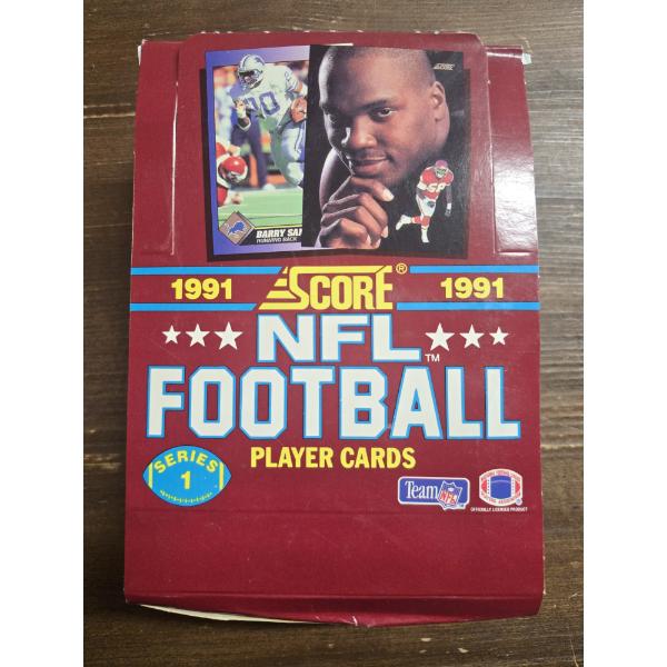 Score 1991 NFL Football Player Series 1 Cards Wax Box