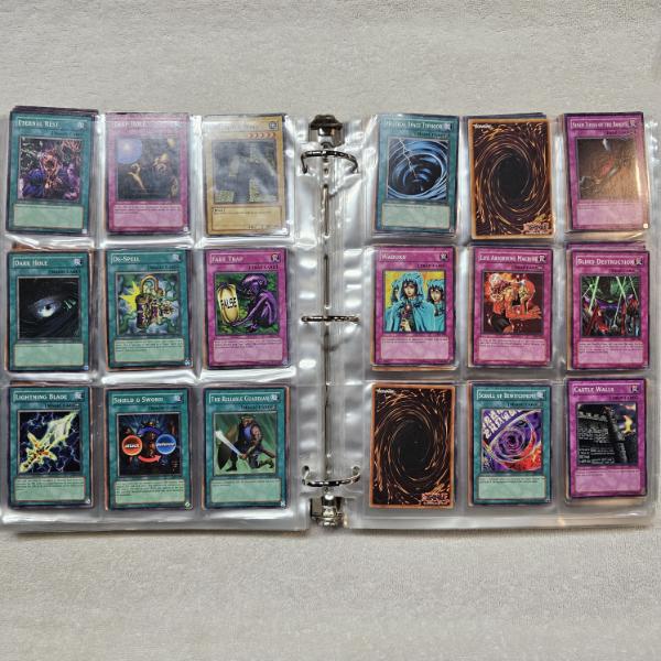 Vintage Yu-Gi-Oh Card Binder In Great Condition - Mostly Full, Includes Holos!!!!