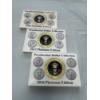 Image 1 : Three Assorted U.S. Presidential Dollar Platinum Edition Sets - Mint Condition