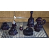 Image 9 : Louisville Home Pickup - MASSIVE COLLECTION - "DEEP RUBY" GLASSWARE PLATES CUPS & MORE - SEE PICS