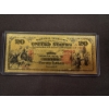 Image 1 : National Bank $20.00 Gold Foil .999 - 24K Note In Protective Holder - Mint Condition