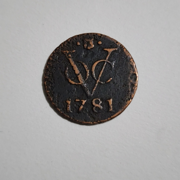 Very Nice 1781 New York Penny ~ Netherland East Indies Duit