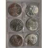 Image 1 : 6 - United States .999 Fine One Troy Ounce Silver American Eagles - Mint Condition - 6 Silver Eagles