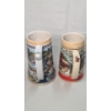 Image 3 : Miller High Life Great American Achievements Beer Stein & 1987 Budweiser Bush Holiday Beer Stein