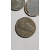 Image 10 : Assorted U.S Coins & Tokens - Including 1942 Wartime Jefferson Nickel & Akron National Bank Token