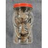 Image 1 : 860 Grams of Assorted United States Pennies in Vintage Jar ~ UNSEARCHED ~ MANY WHEATS & COPPERS ~ 