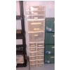 Image 5 : Two (2) Plastic Stackable Storage Bins As Pictured