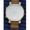 Image 2 : Vintage Lorus Disney Mickey Mouse Musical Watch with Brown Leather Band & gold-tone Case 