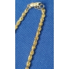 Image 2 : 14K Gold Twisted Rope Bracelet - Weight: 7.8g