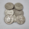 Image 1 : Eight Assorted United States 90% Silver Quarters ~ $2.00 Face Value 
