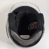 Image 4 : Harley-Davidson Jet Silver Open Face Motorcycle Helmet By HJC With Storage Bag