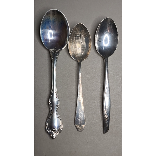 (3) Pcs Of Sterling Silverware - Total Weight: 100.5g