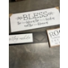 Image 2 : (3) Wall Hanging Decor Signs - Dimensions In Photos