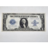 Image 1 : U.S. Series 1923 $1 Blue Seal Silver Certificate "Funny Back" Horse Blanket Note 