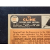 Image 4 : Ty Cline 1966 Topps #306 Baseball Trading Card 