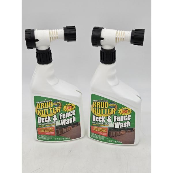 Two New 32oz Concentrated Krud Kutter Deck & Fence Wash