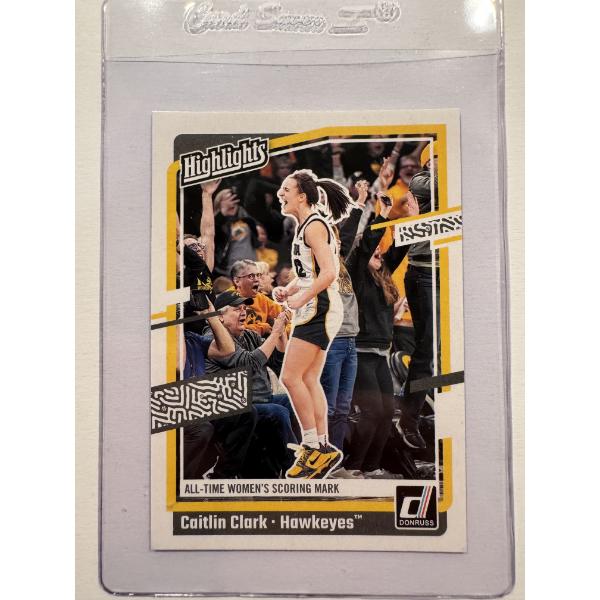 2024 Caitlin Clark Panini ROOKIE Basketball Card - Mint Condition In Protective Holder - Exceptional