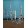 Image 7 : Vintage Triple Candelabra As Shown - Crystal Accoutrements