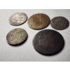 Image 3 : Five Assorted Older Vintage Foreign World Coins Including Pre-1800 Dated Coin! 