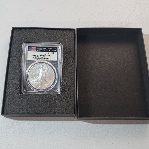 PCGS MS70 American Silver Eagle - 40th Anniversary - Magnum Opus - 1 oz .999 Fine Silver 
